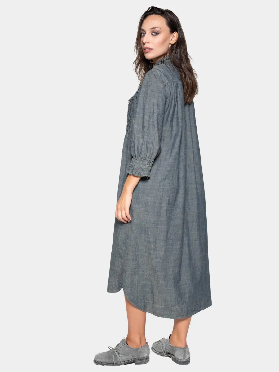 Long Sleeve Button Up Shirt Dress