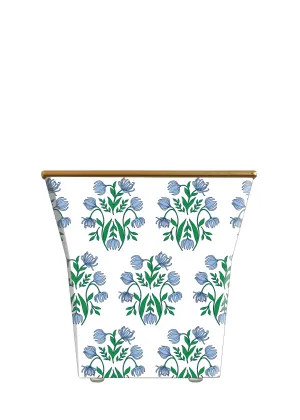 LOTUS FLOWER BLOCK PRINT CACHEPOT CANDLE