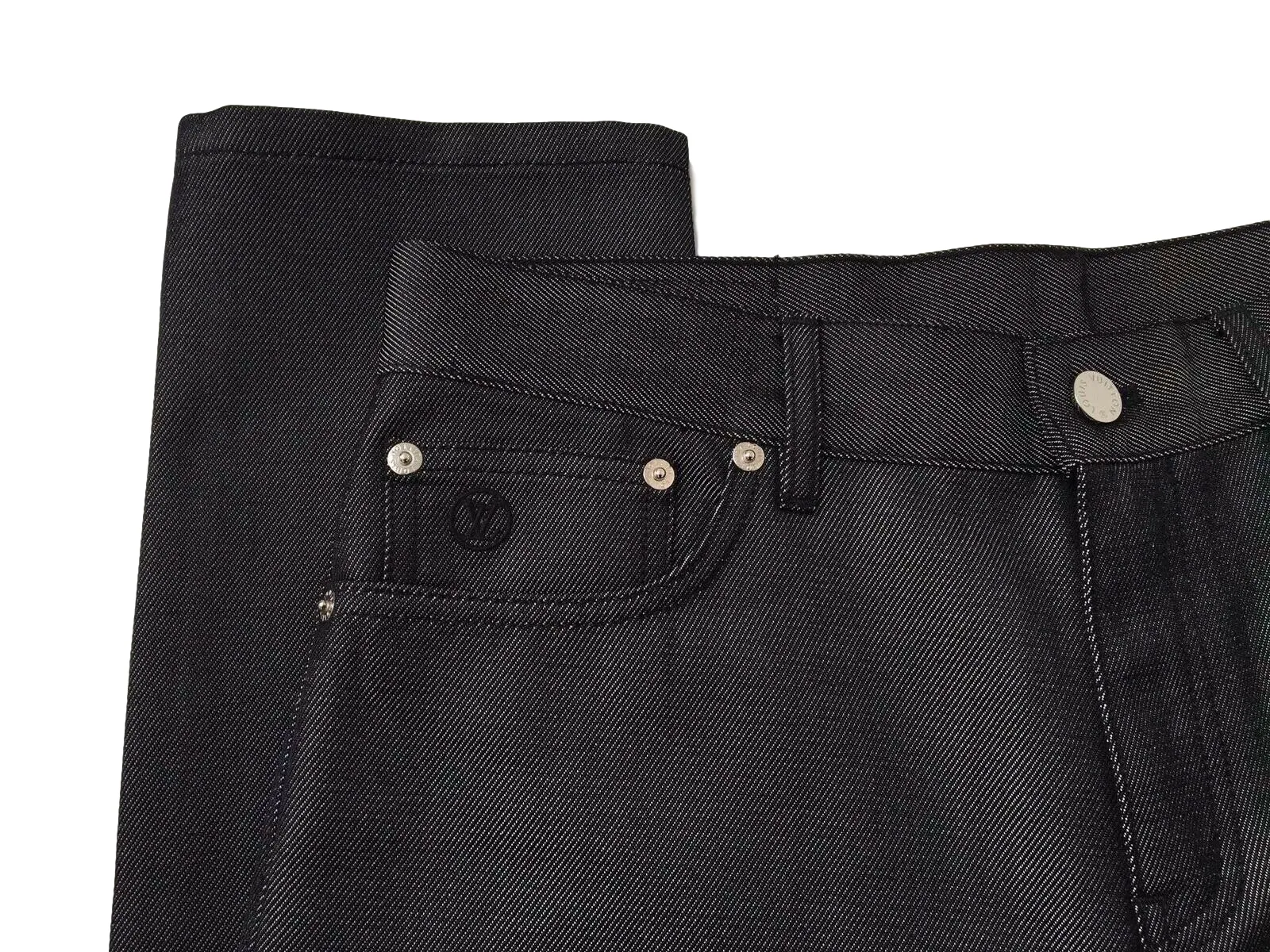 LV Initials Patch Jeans