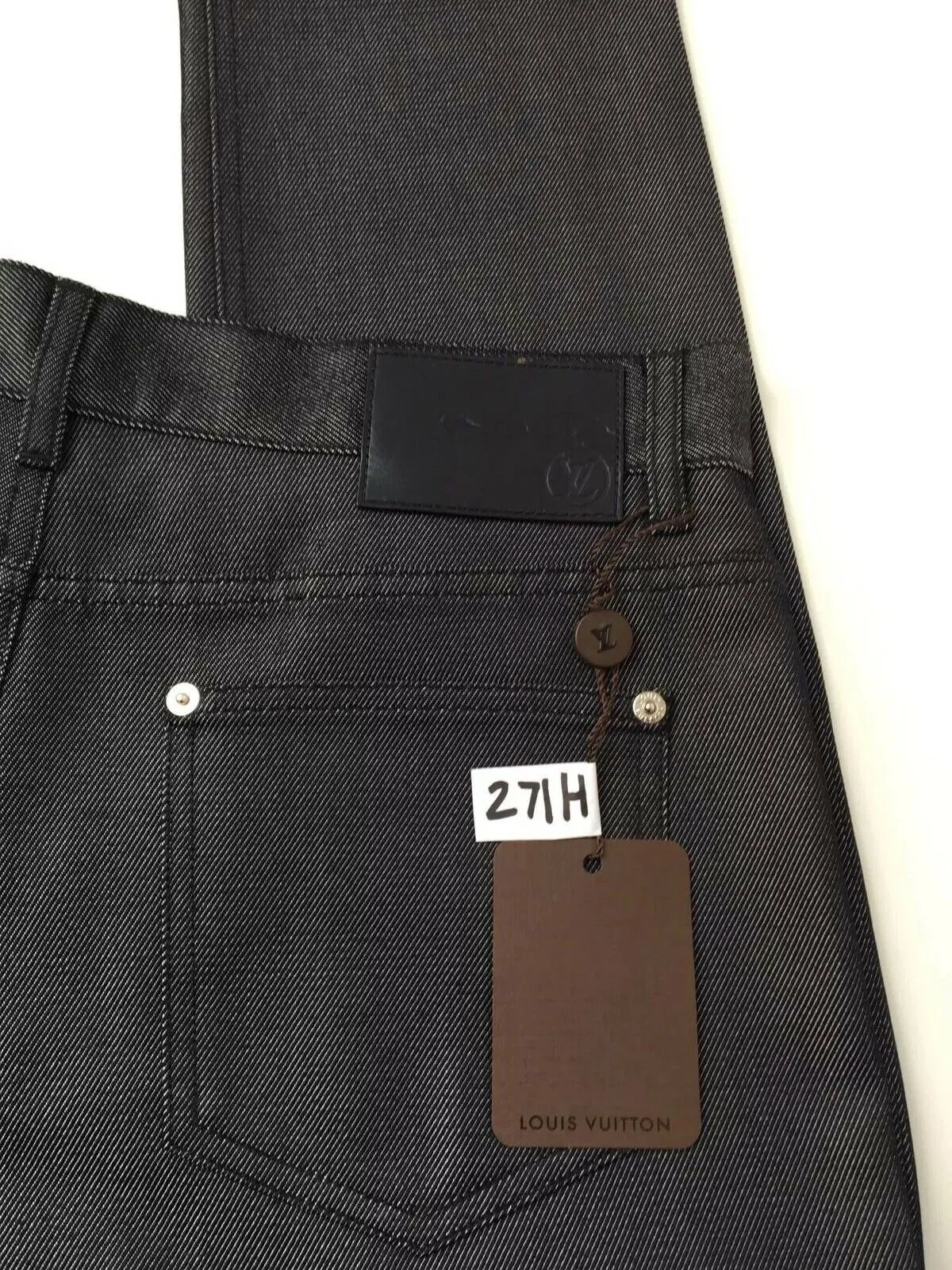 LV Initials Patch Jeans