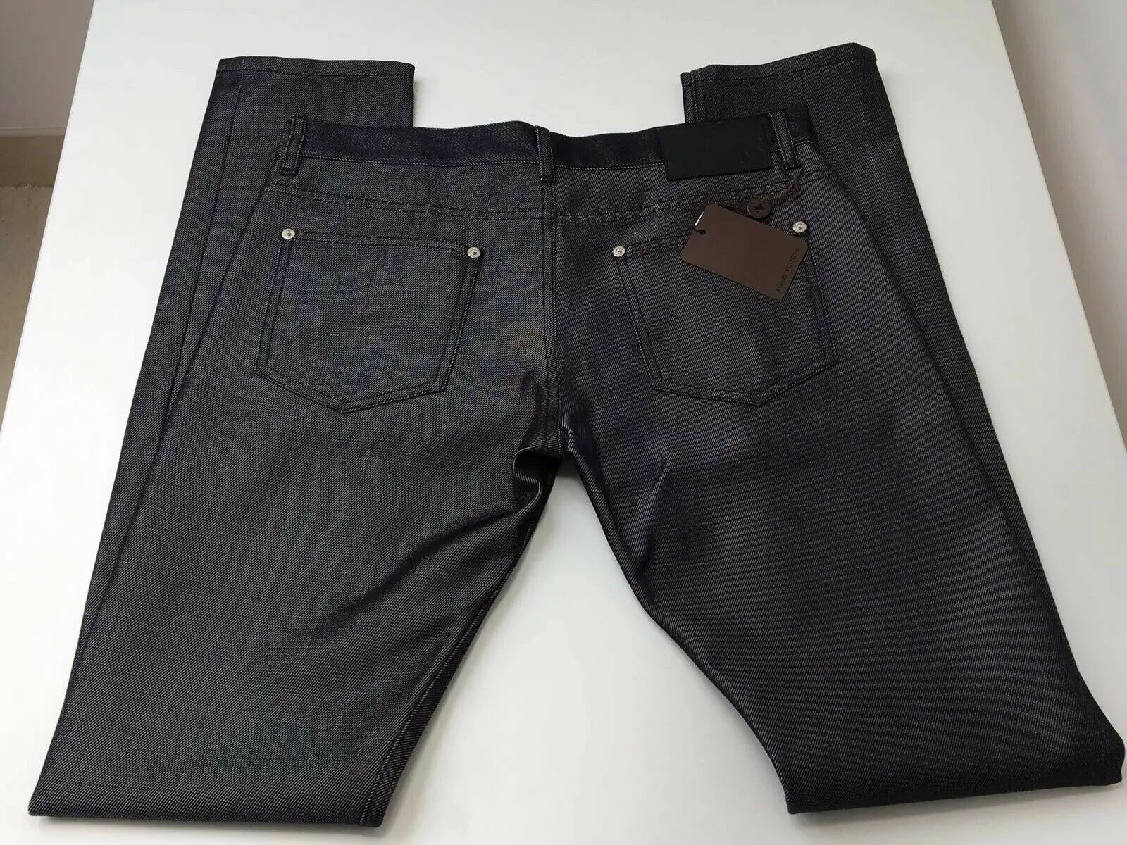 LV Initials Patch Jeans