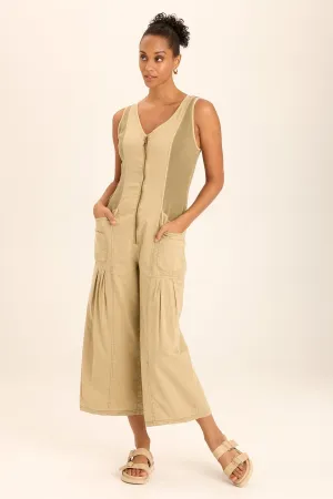 Macgowan Linen Cargo Tank Jumpsuit