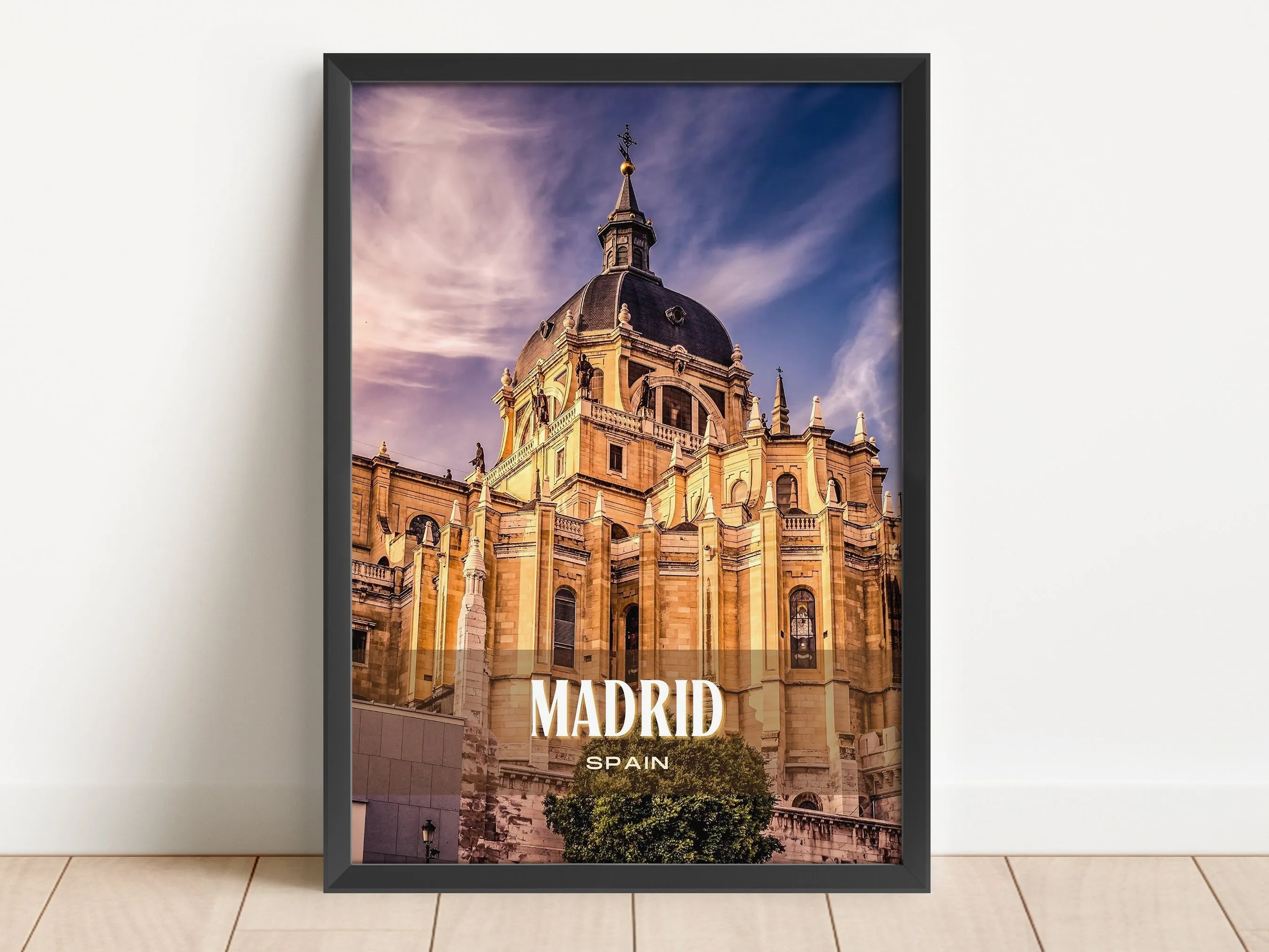 Madrid Retro Wall Art, Spain