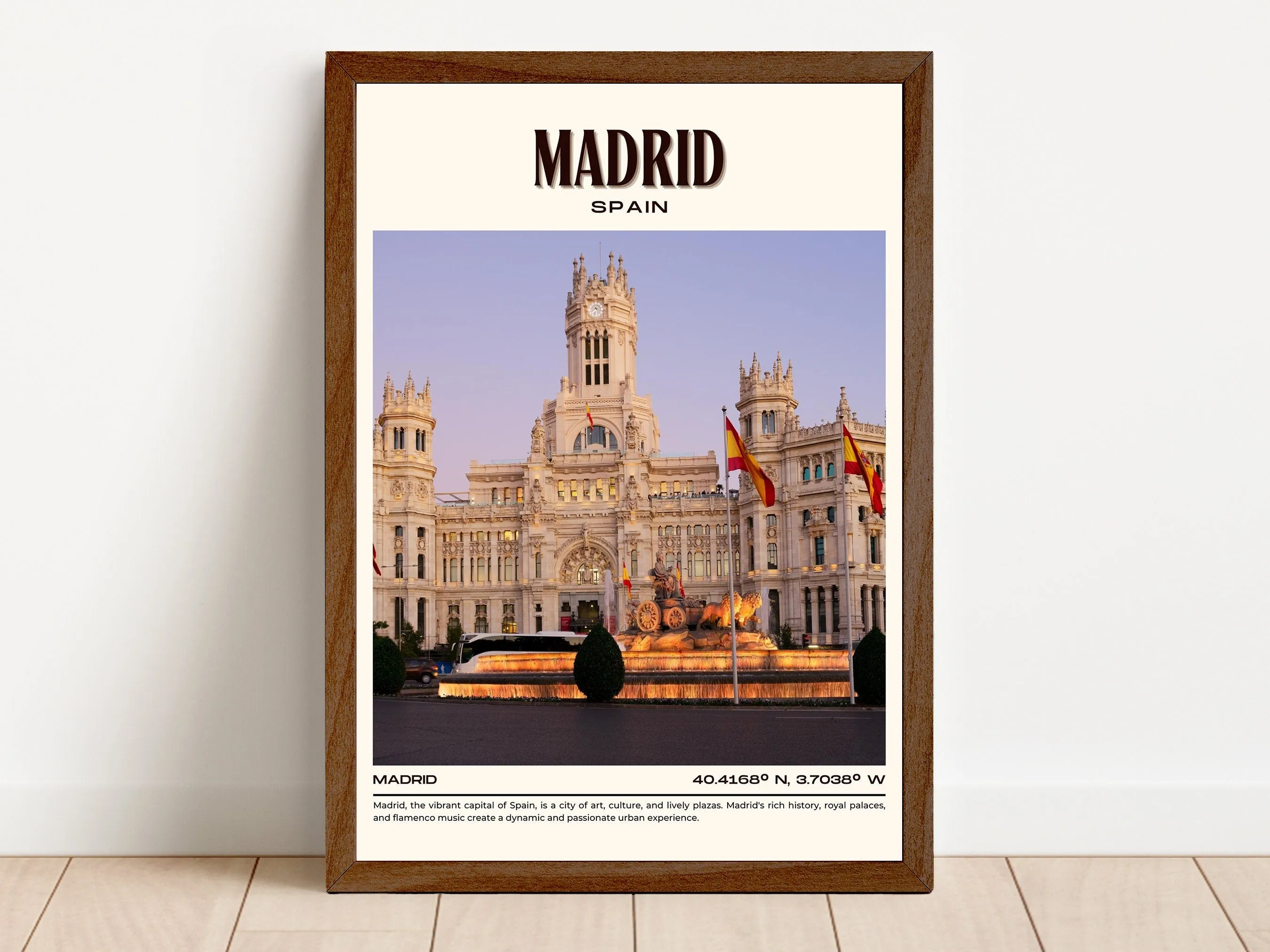Madrid Vintage Wall Art, Spain