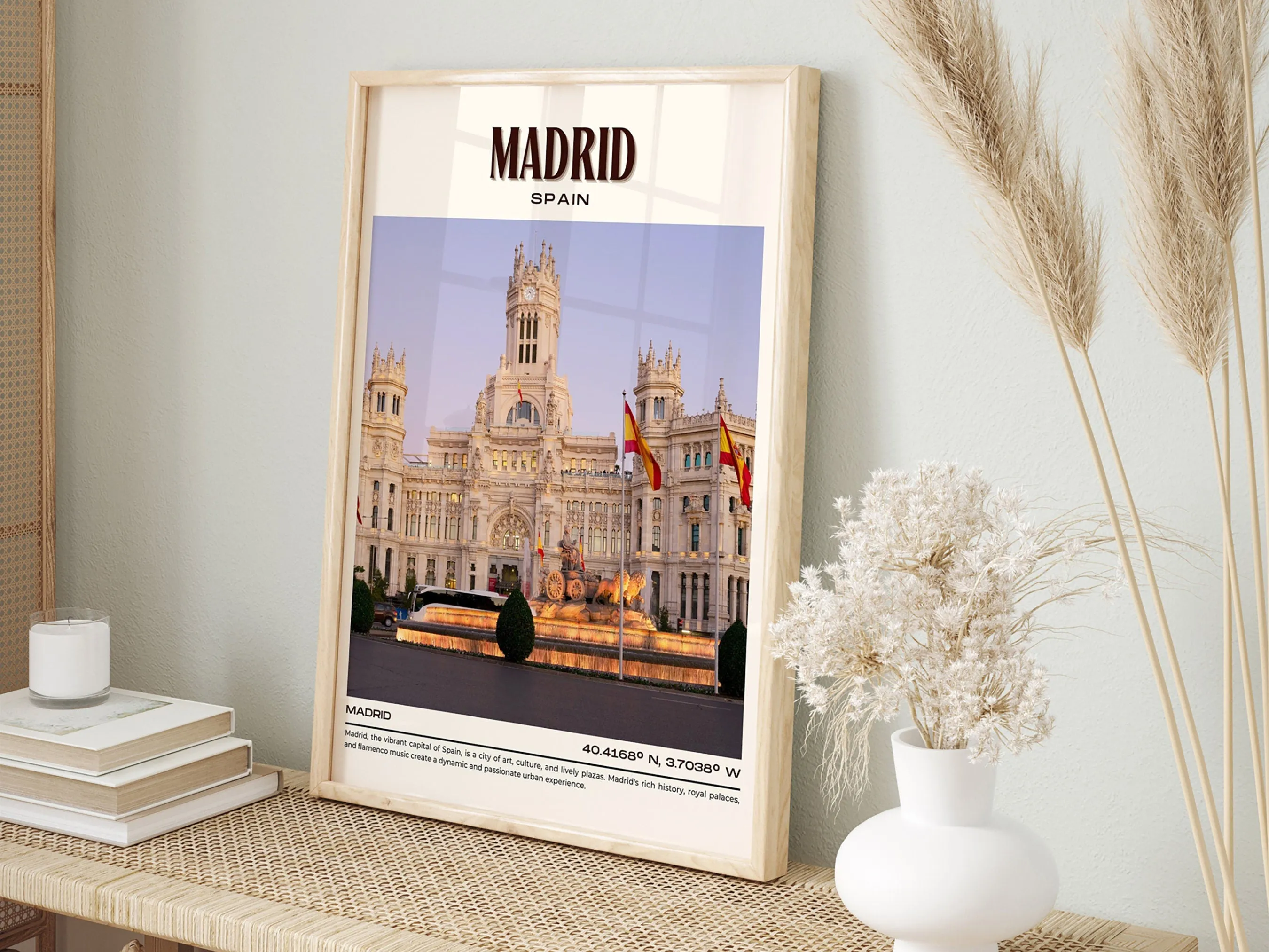 Madrid Vintage Wall Art, Spain
