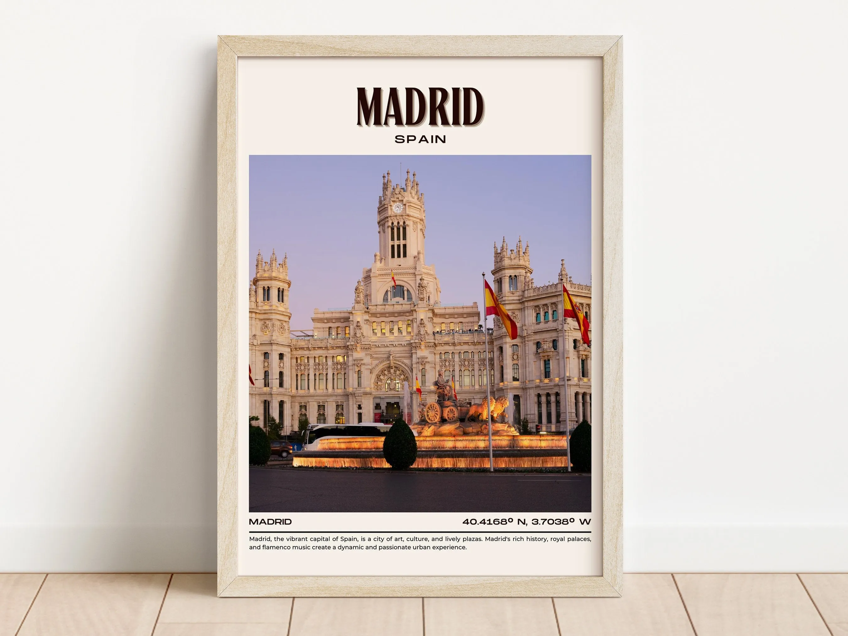 Madrid Vintage Wall Art, Spain