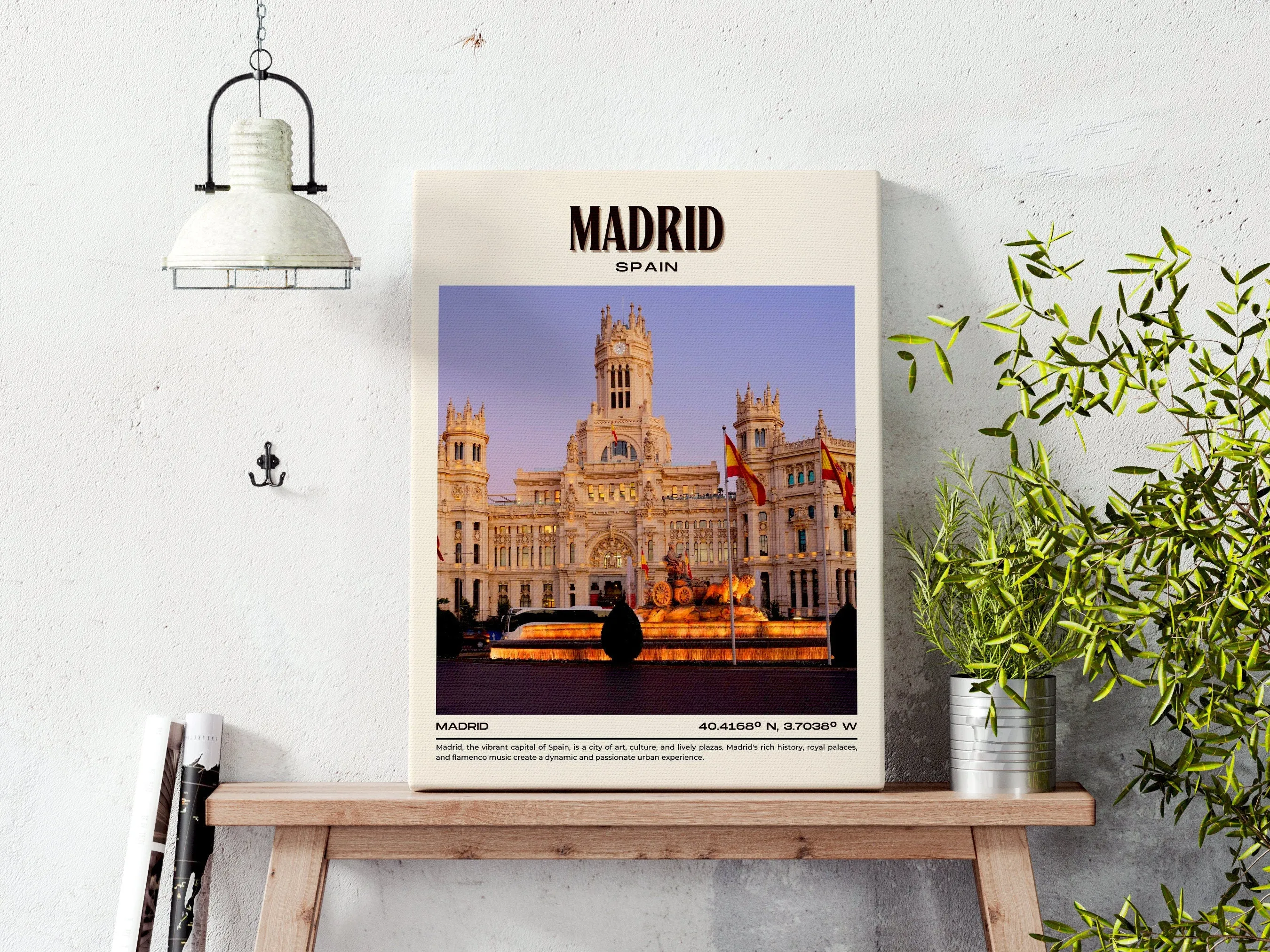 Madrid Vintage Wall Art, Spain