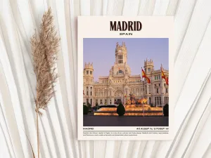 Madrid Vintage Wall Art, Spain