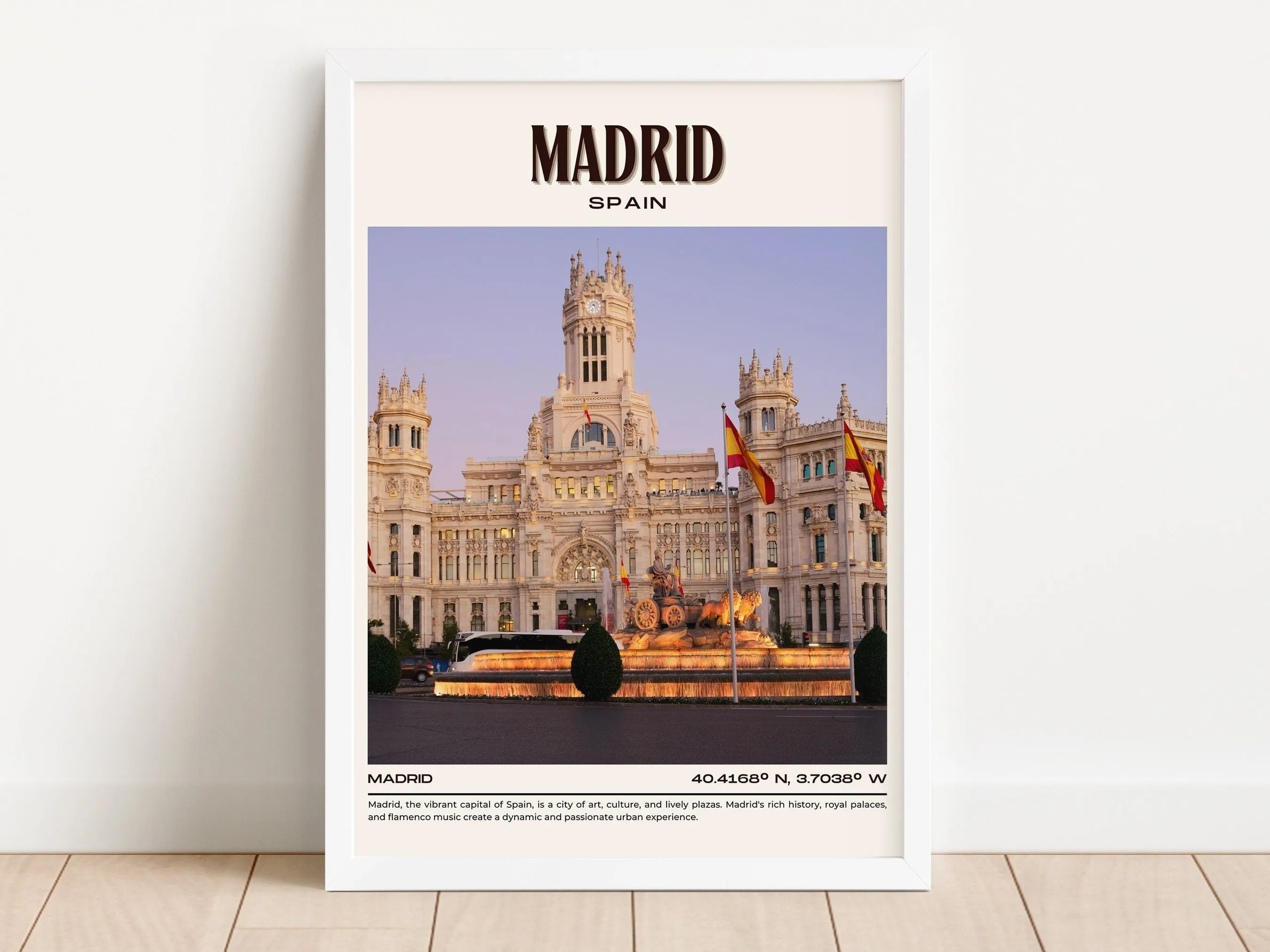 Madrid Vintage Wall Art, Spain