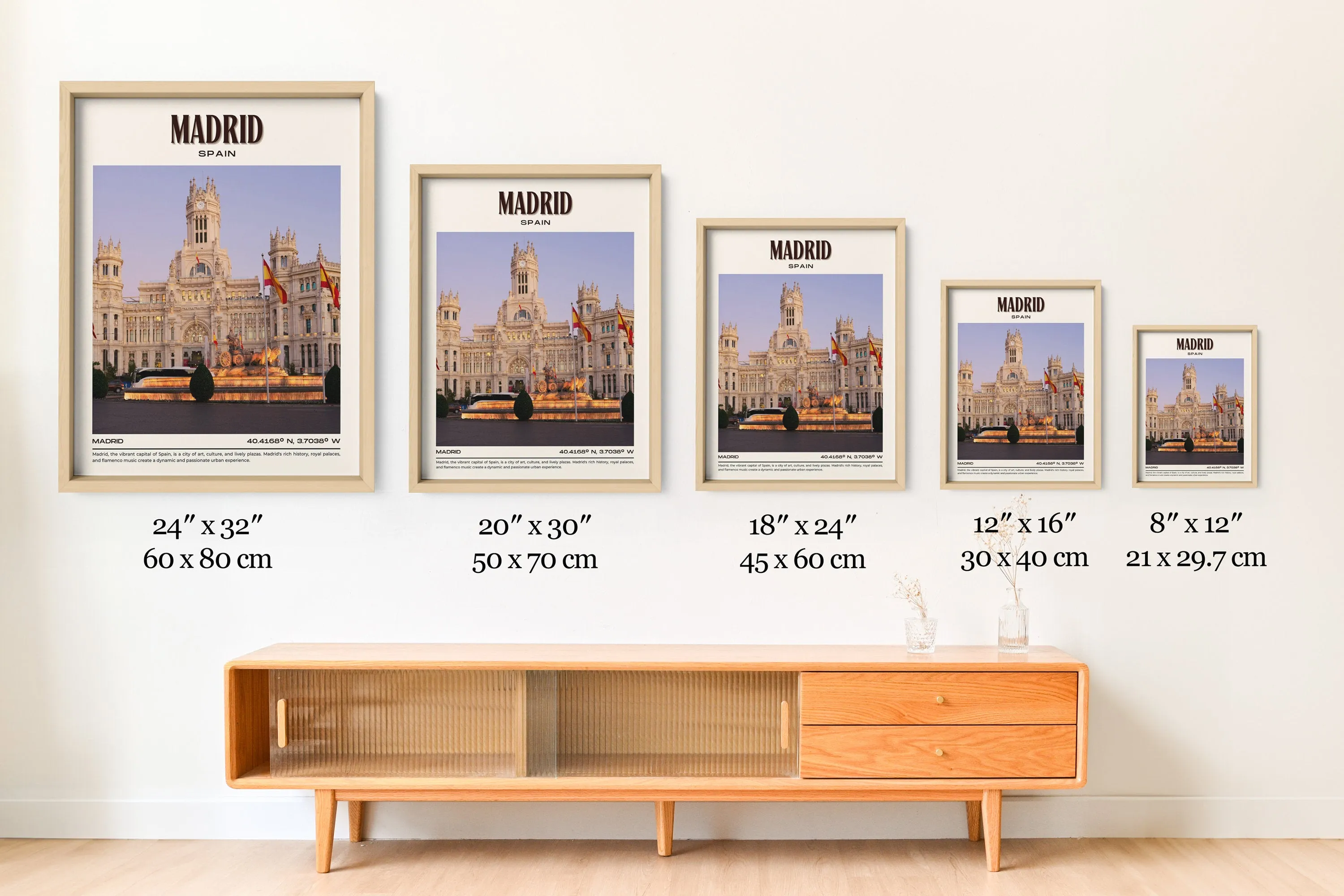 Madrid Vintage Wall Art, Spain