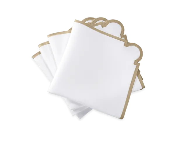Matouk Mirasol Napkin Set of 4 - Champagne