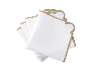 Matouk Mirasol Napkin Set of 4 - Champagne