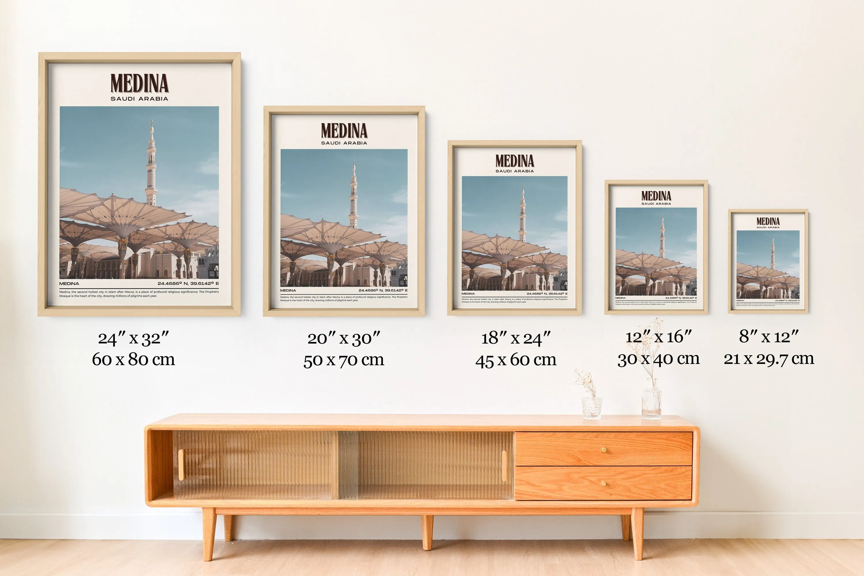Medina Vintage Wall Art, Saudi Arabia