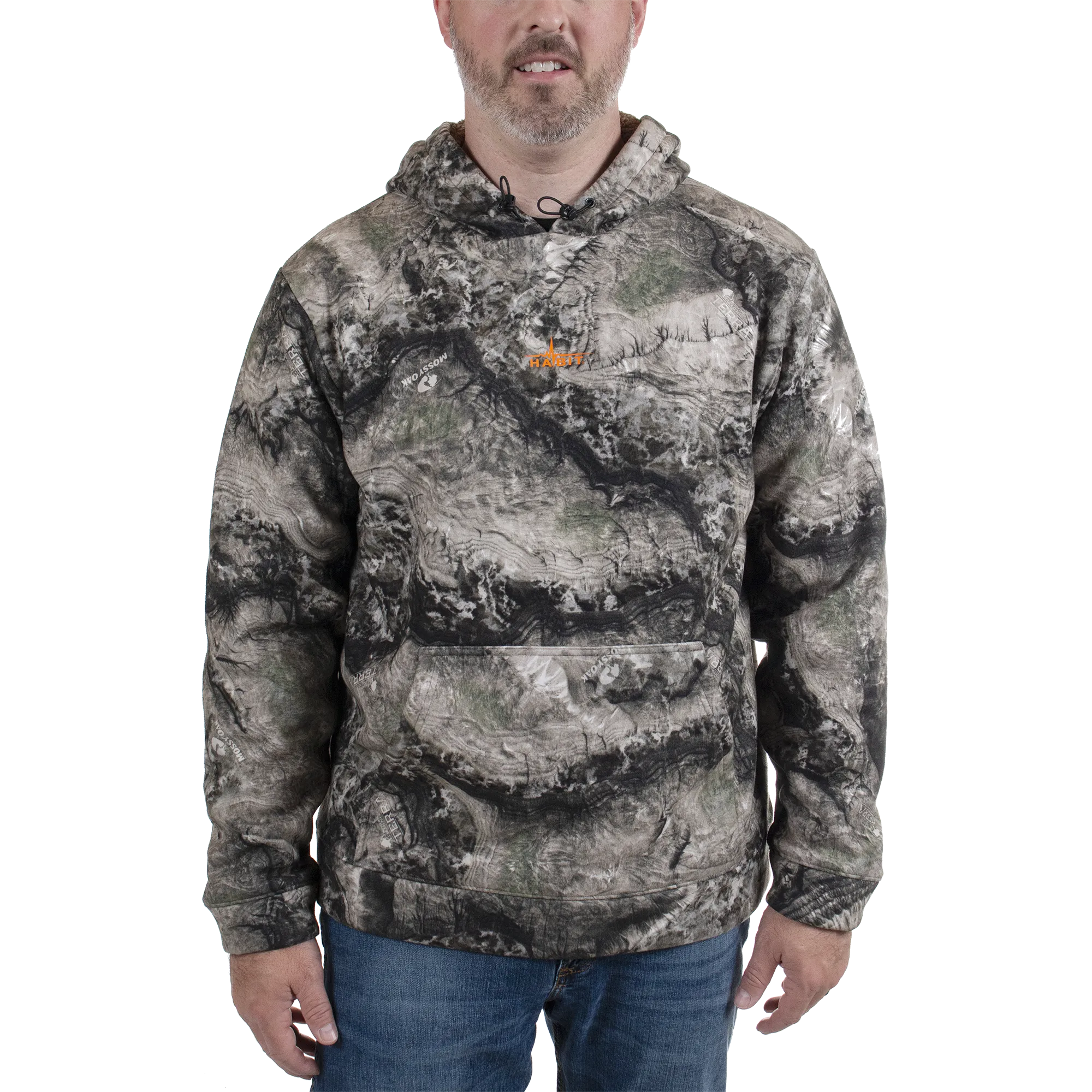 Men's Bow String Sherpa Hoodie