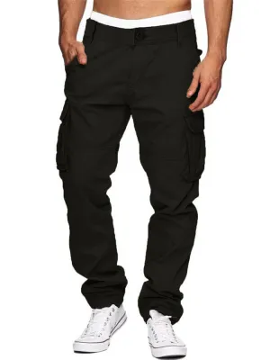 Men's Cool Multi-Pocket Comfy Cotton Cago Pants