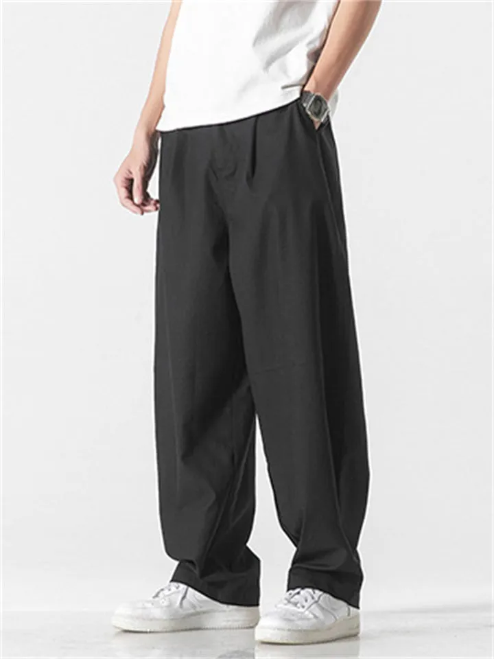 Men's Cozy Cotton Linen Oversized Casual Pants
