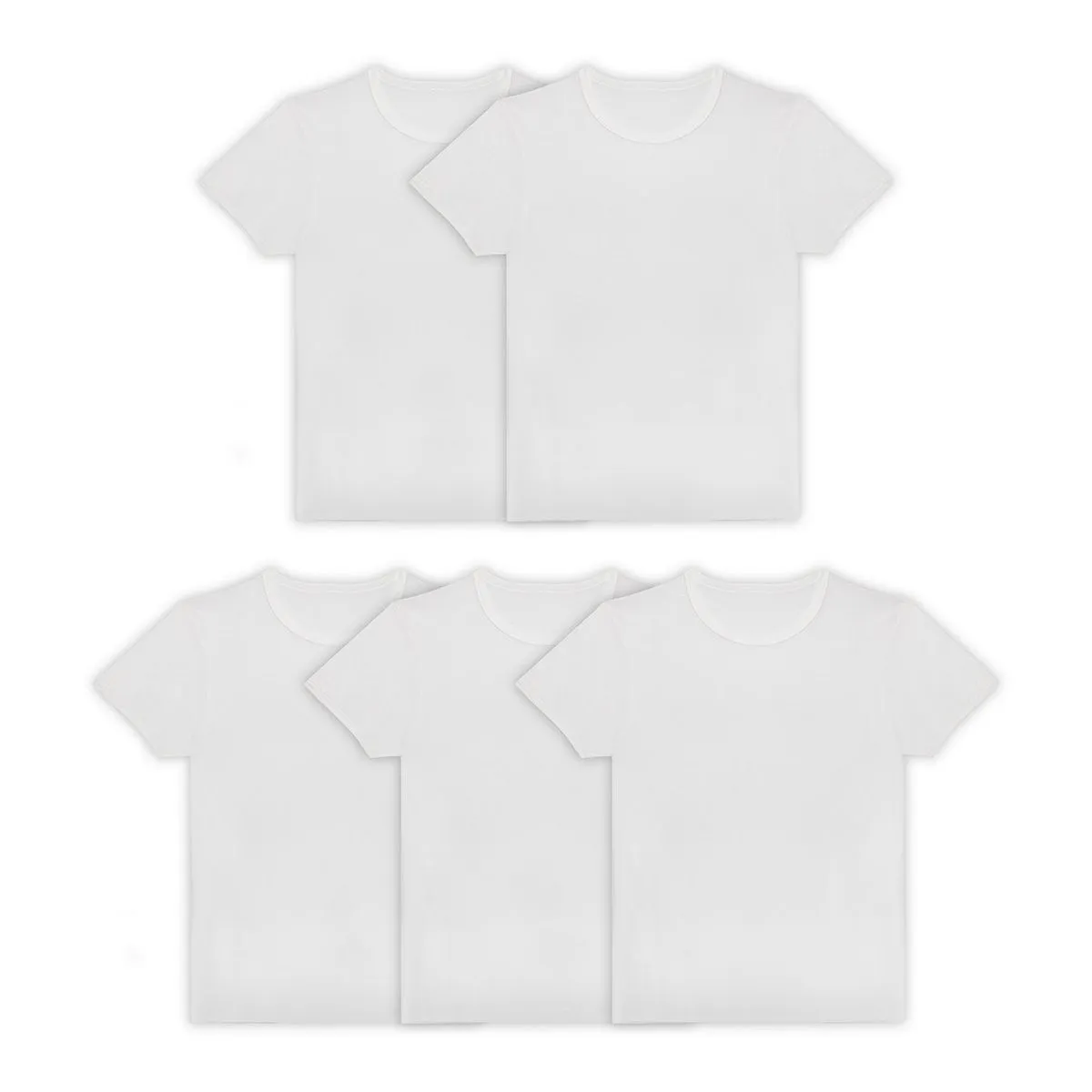 Men's Fruit of the Loom Essentials 5-Pack Pure Comfort Crewneck Tees