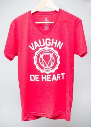Men's - Institution Heather Red V-Neck T-Shirt