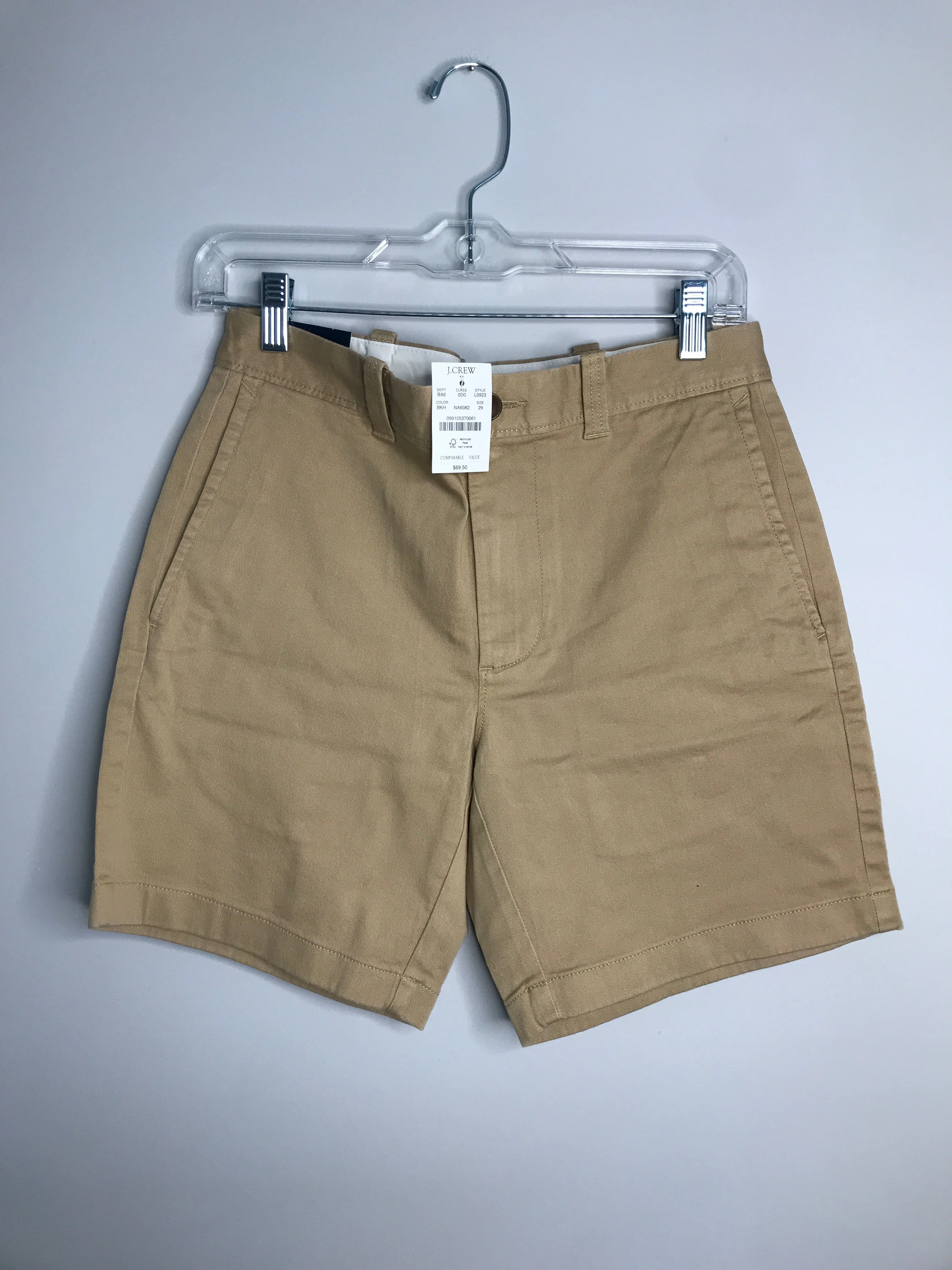 Mens Pant Size 29 Men's(XS) Khaki J Crew Shorts