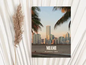 Miami Retro Wall Art, Florida, USA