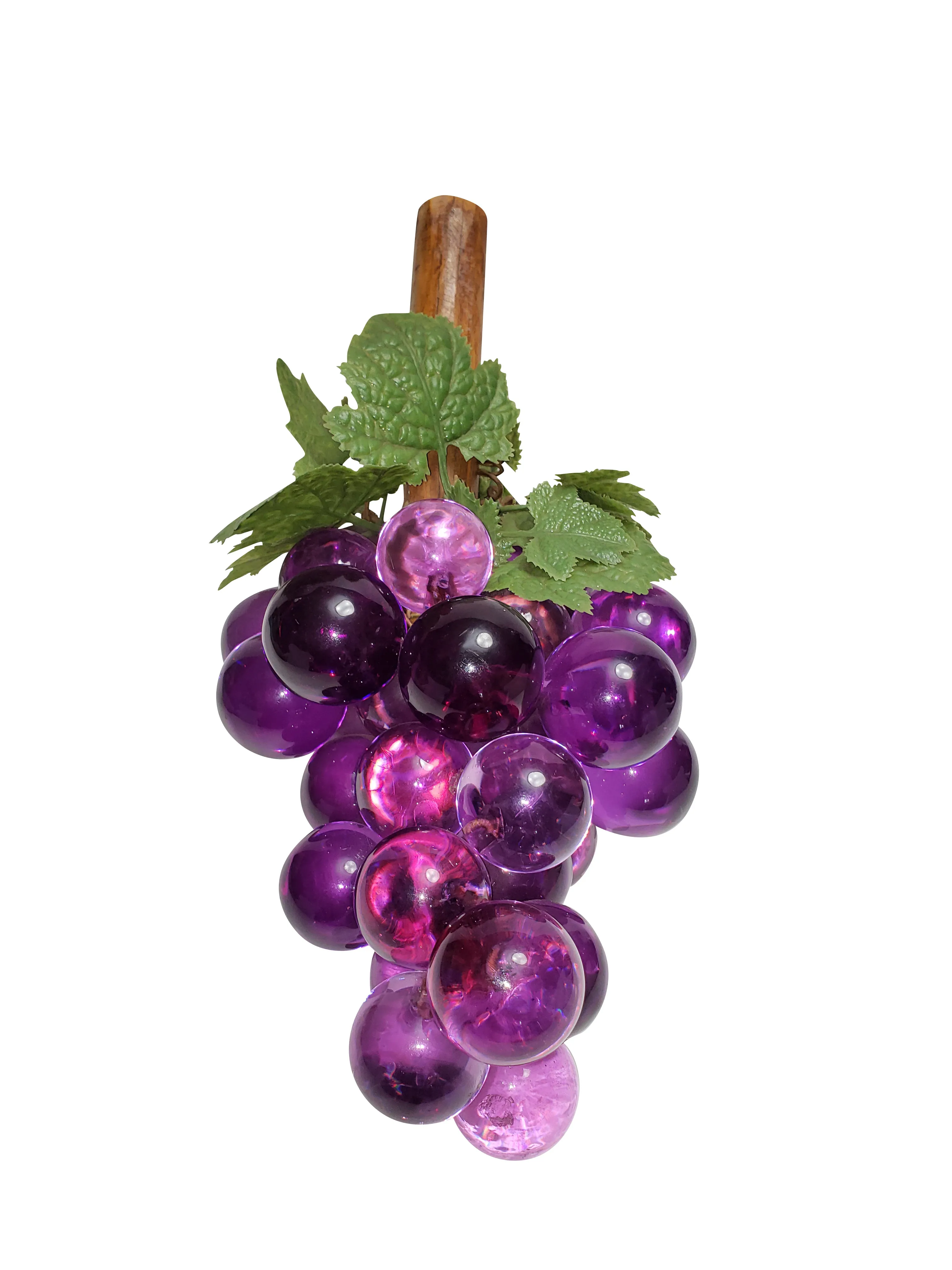 Mid Century Lucite Grapes Rare Color