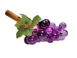 Mid Century Lucite Grapes Rare Color