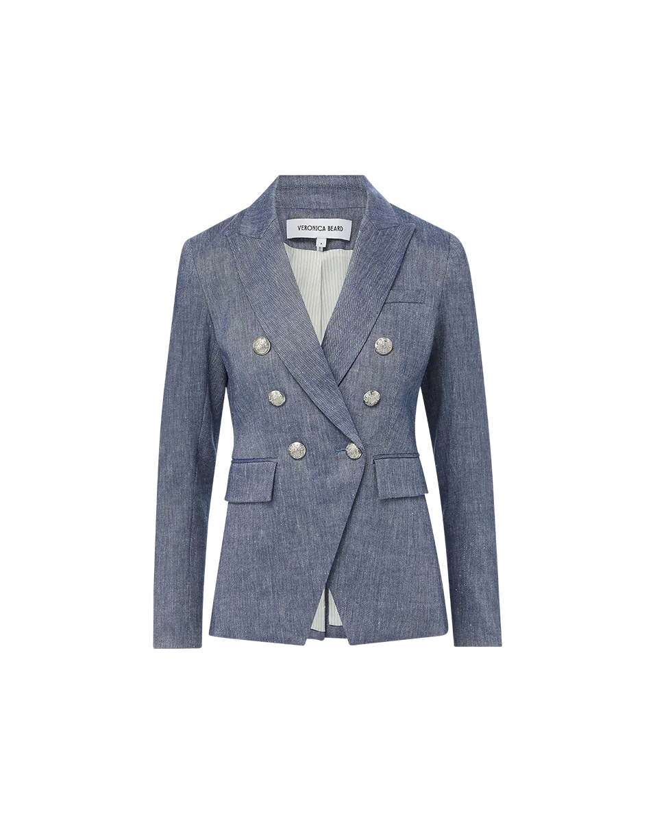 MILLER DICKEY JACKET IN BLUE MELANGE
