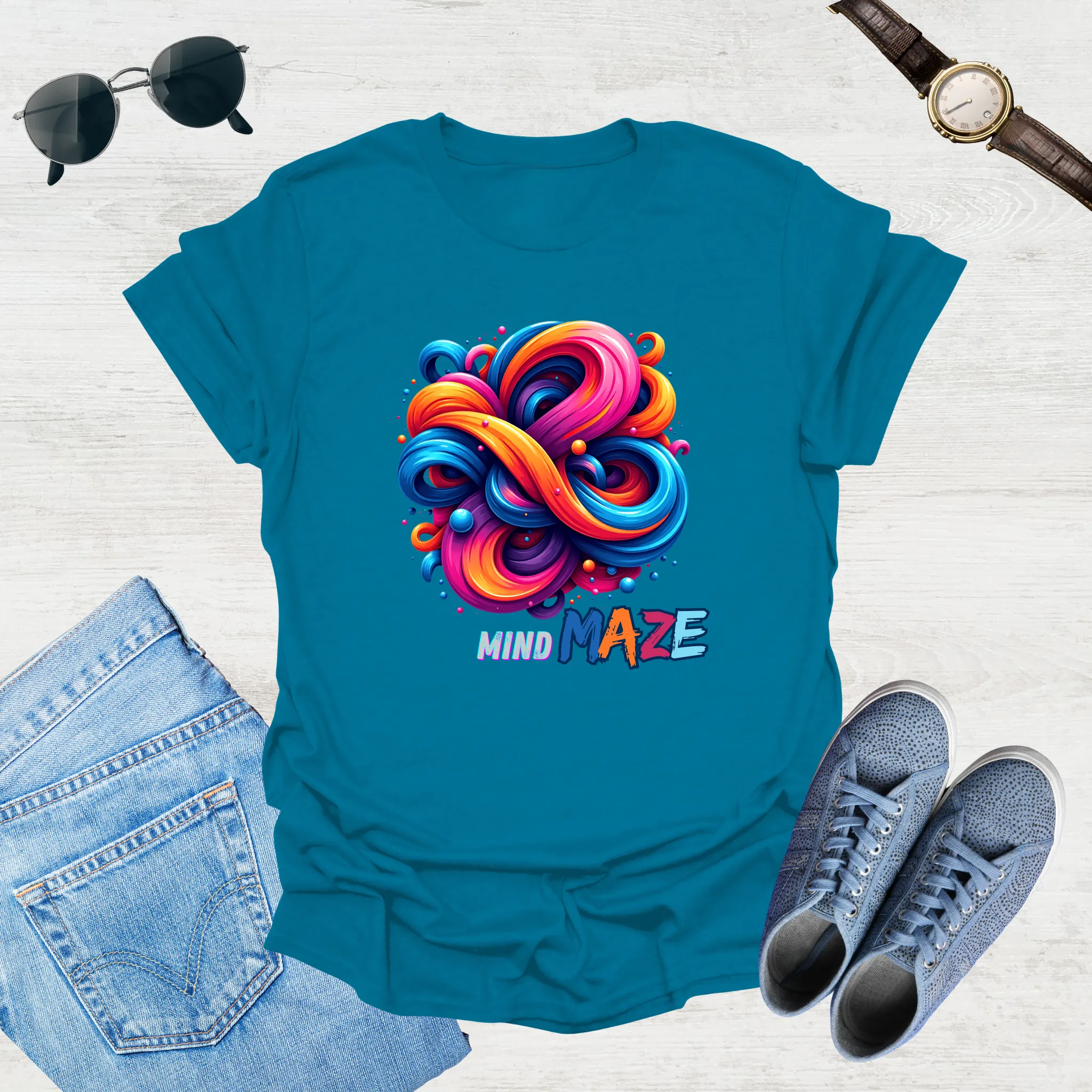 Mind Maze – Retro Vibes Tee