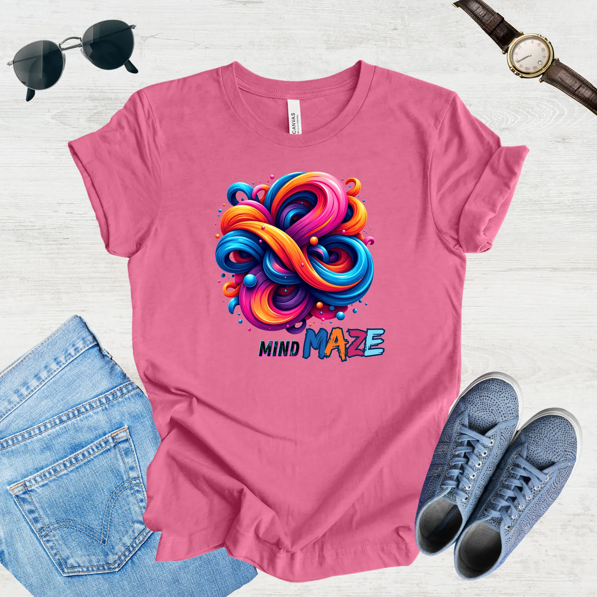 Mind Maze – Retro Vibes Tee