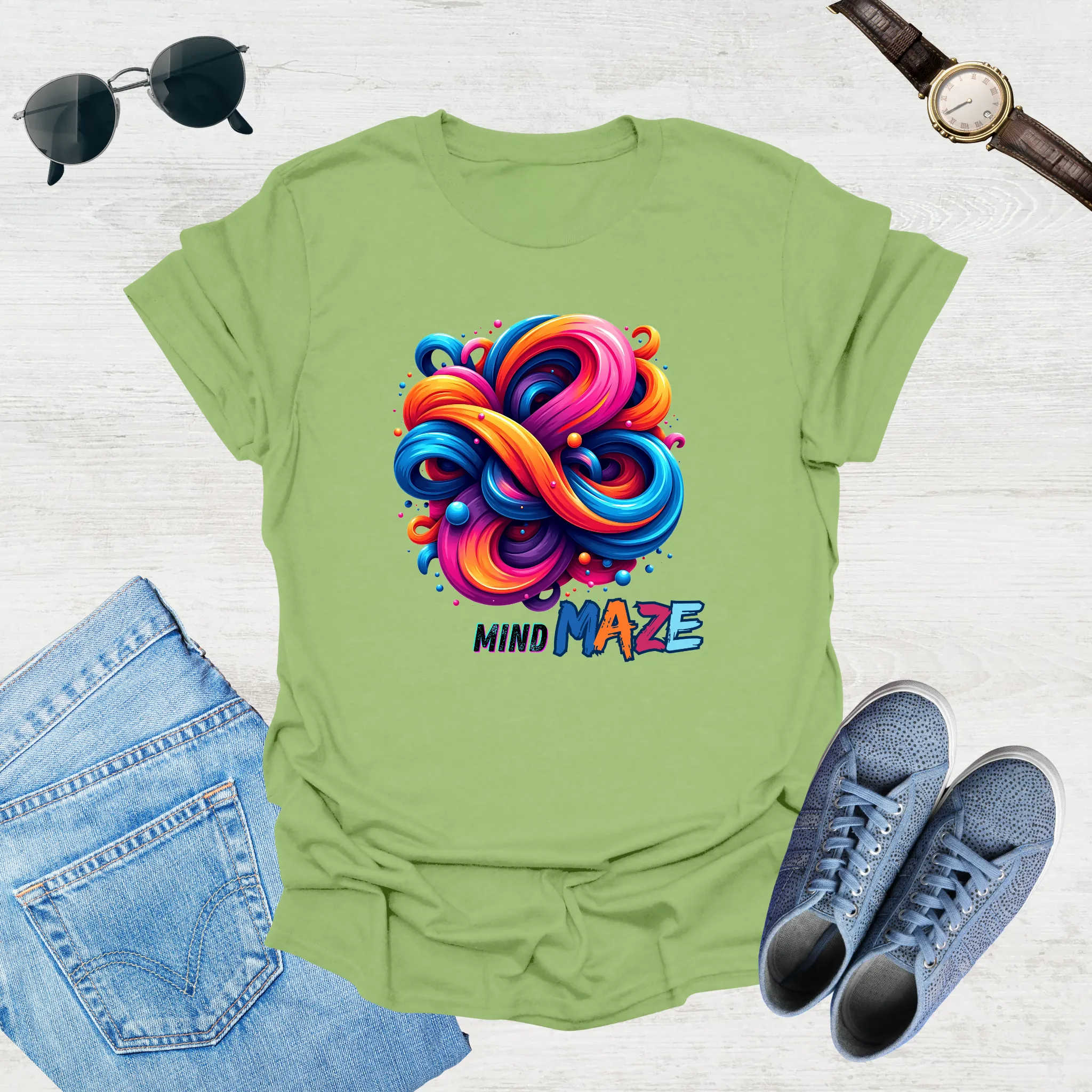Mind Maze – Retro Vibes Tee