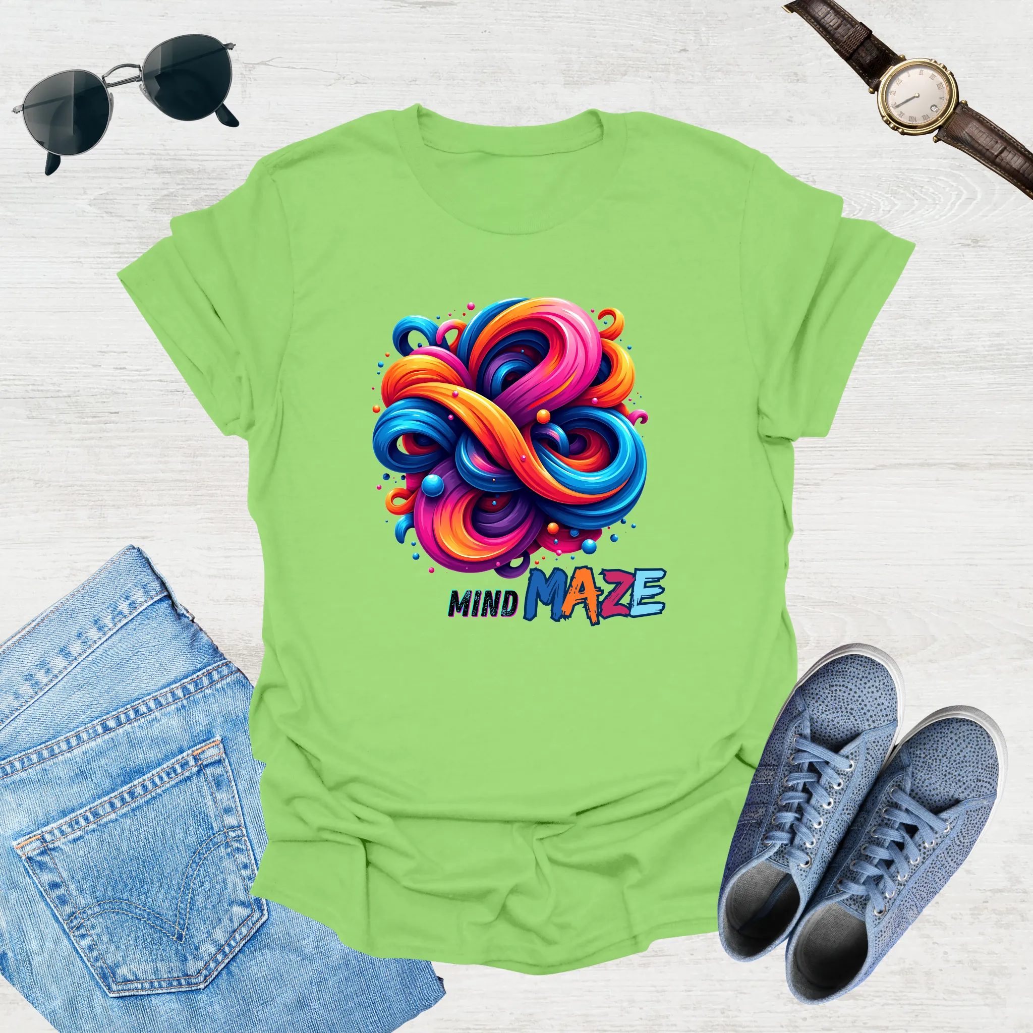 Mind Maze – Retro Vibes Tee