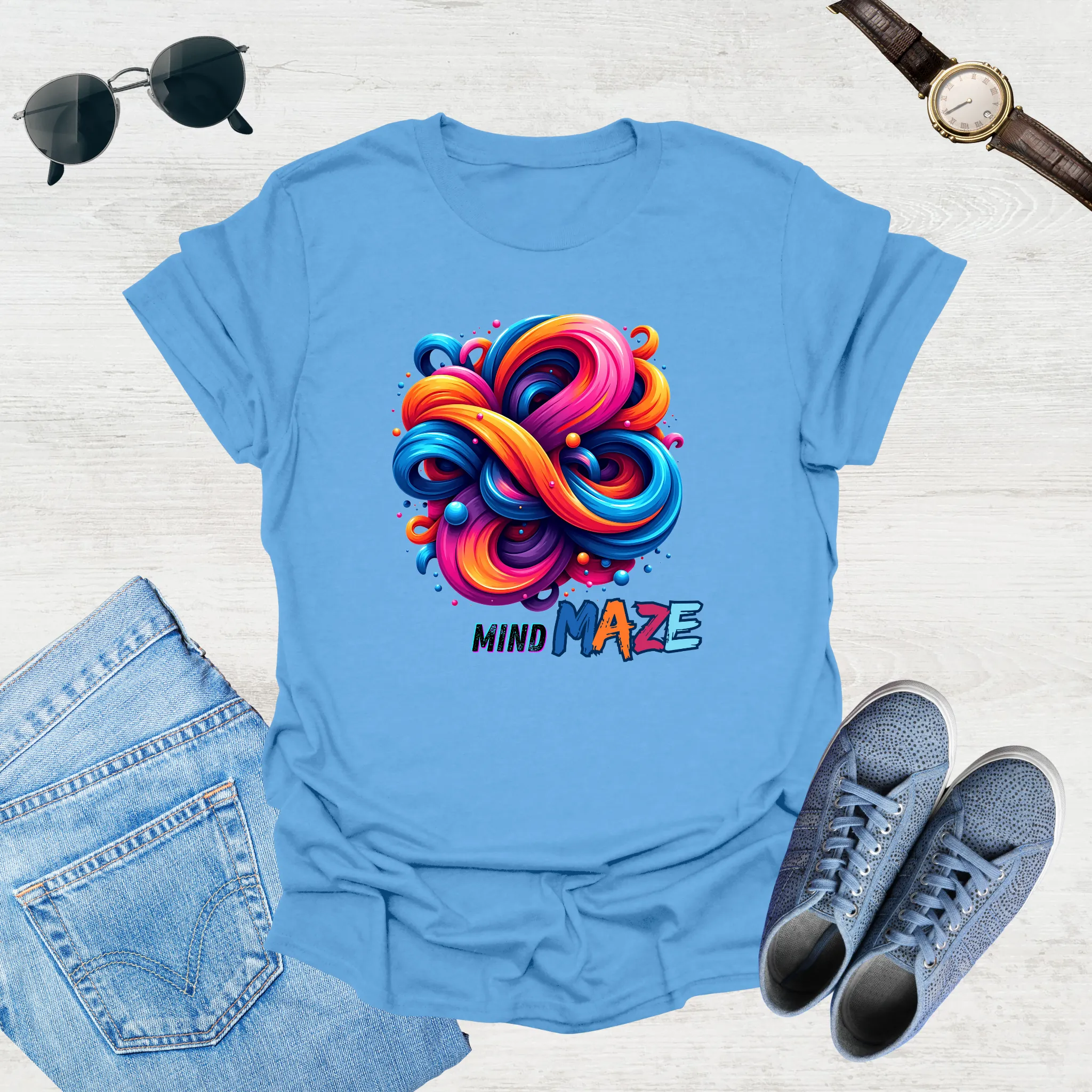 Mind Maze – Retro Vibes Tee