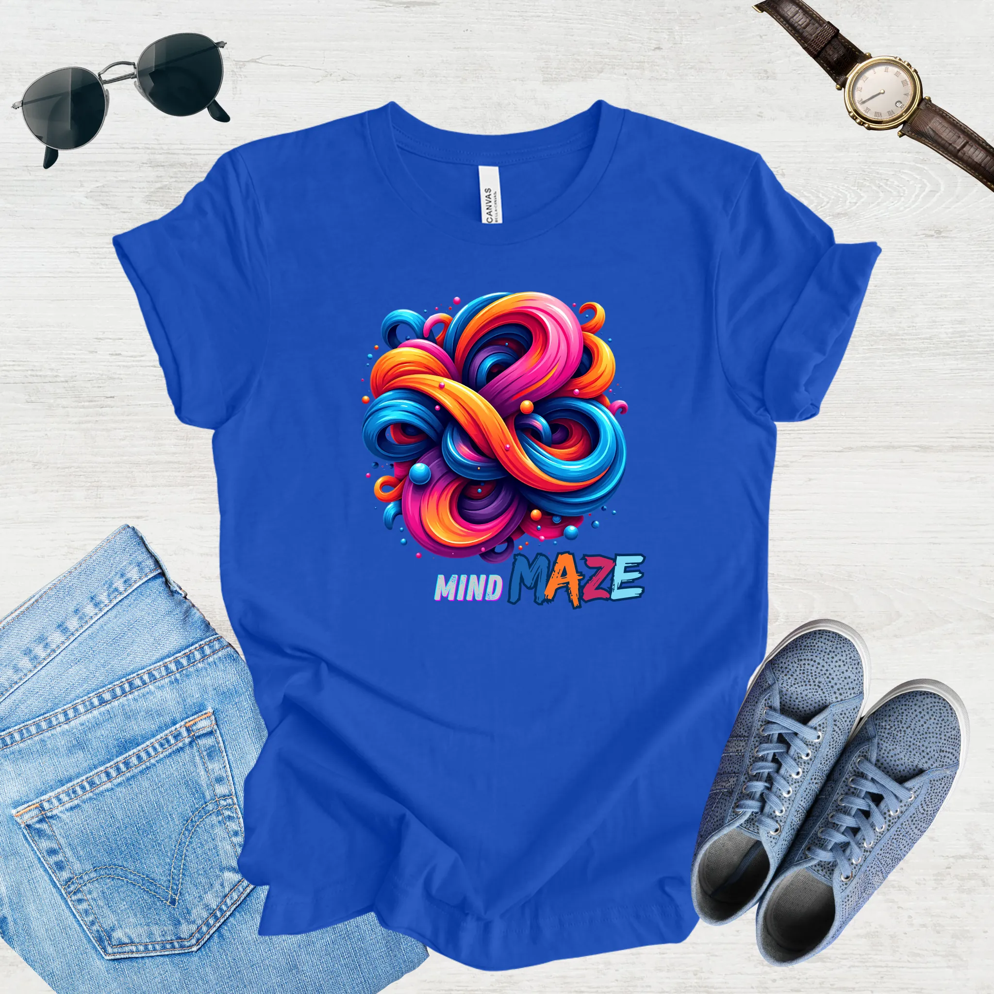 Mind Maze – Retro Vibes Tee