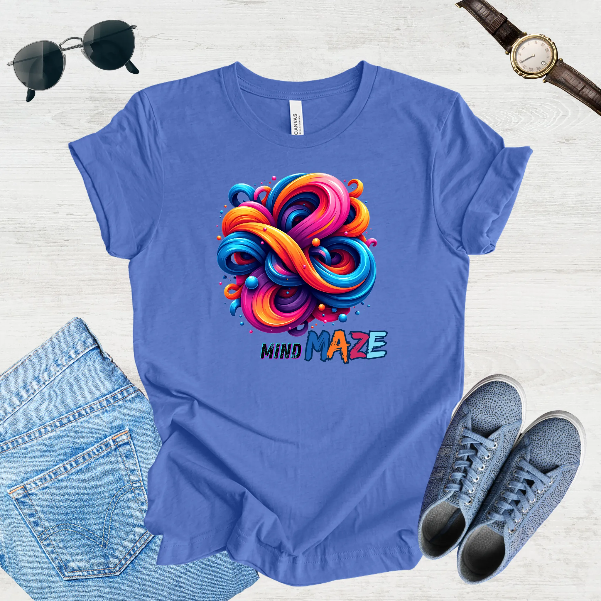 Mind Maze – Retro Vibes Tee