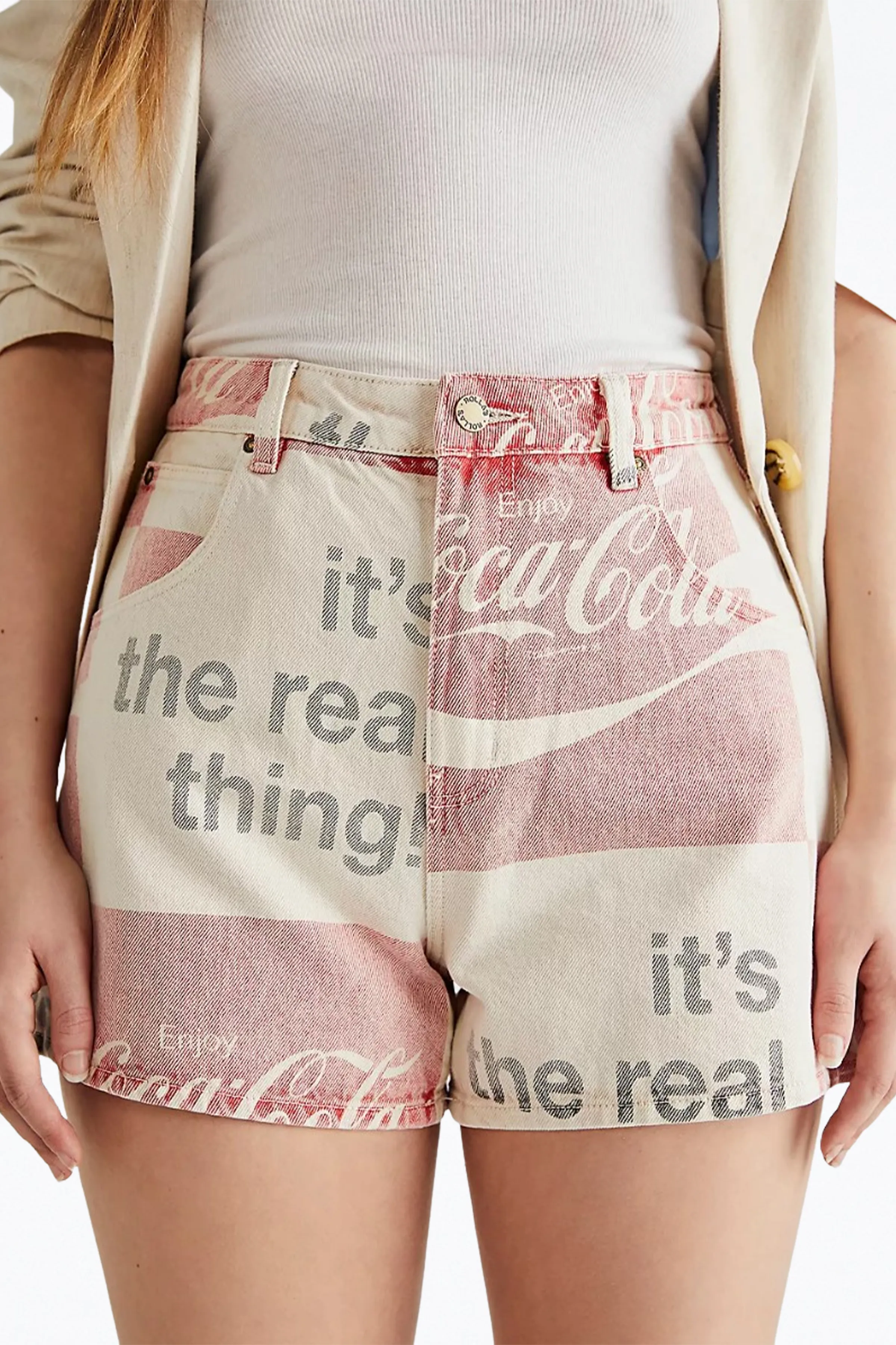 MIRAGE COCA COLA DENIM SHORTS