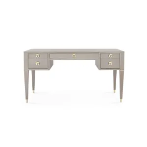Morris Desk - Taupe Gray