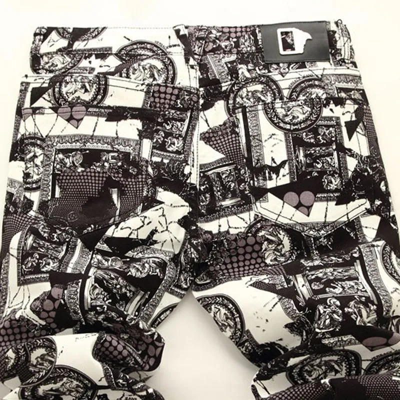 Mosaic Men's Painted Denim Jeans