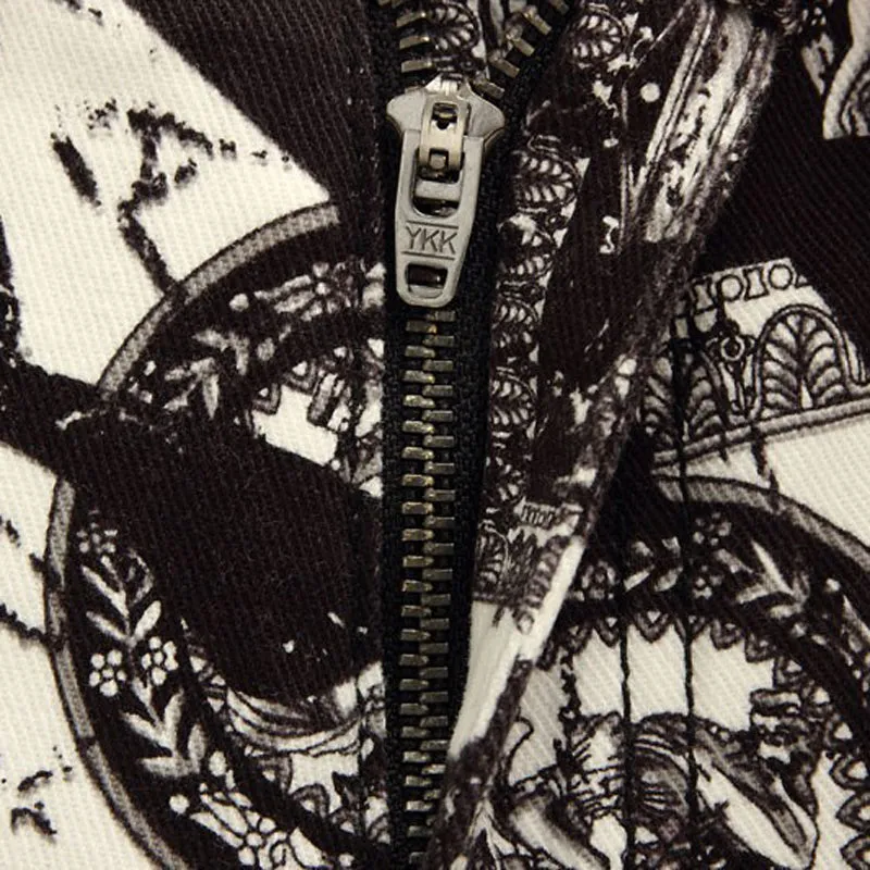 Mosaic Men's Painted Denim Jeans