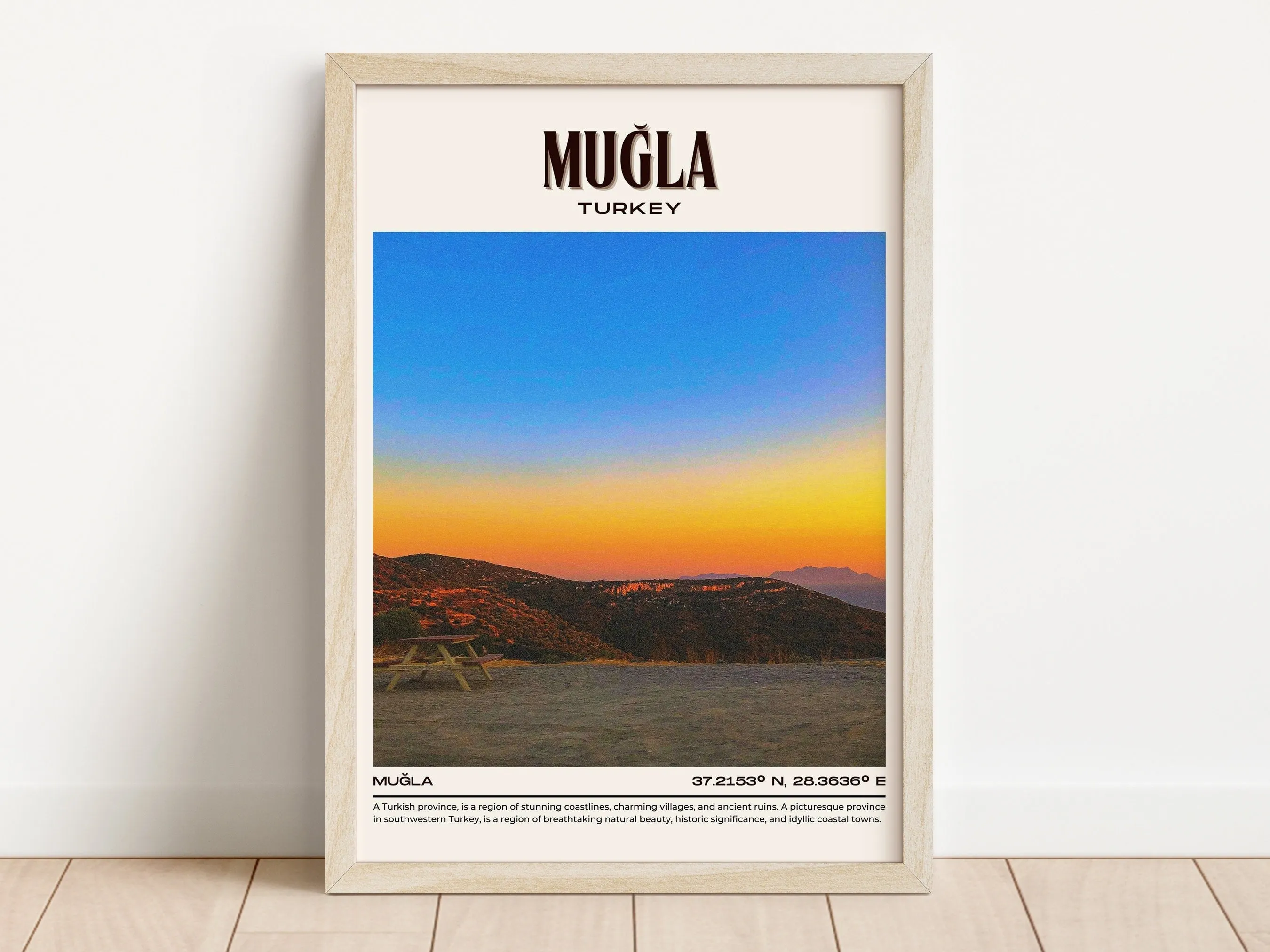 Muğla Vintage Wall Art, Turkey