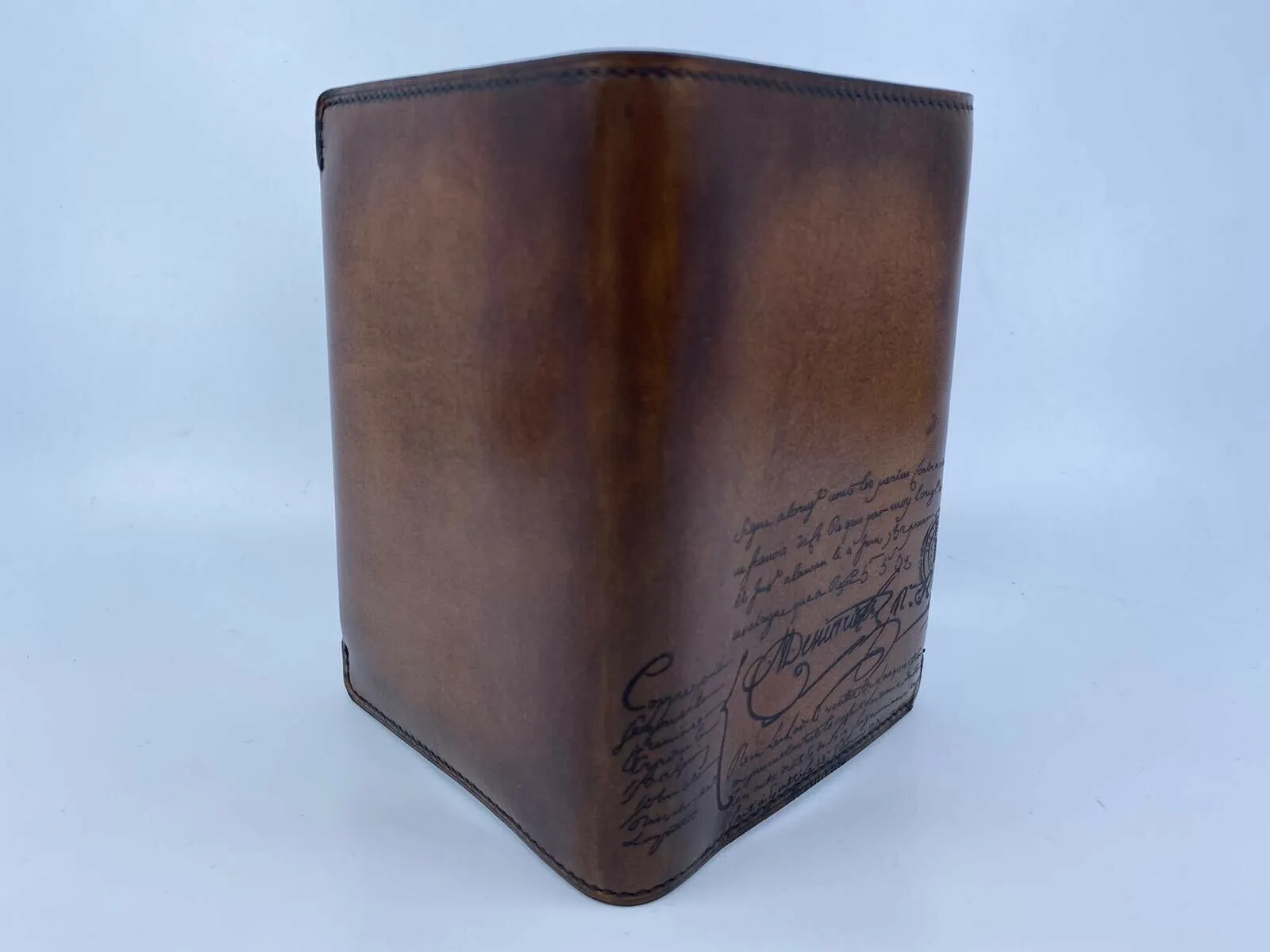 New Authentic Berluti Escale Scritto Passport Holder