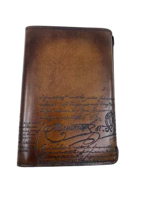New Authentic Berluti Escale Scritto Passport Holder