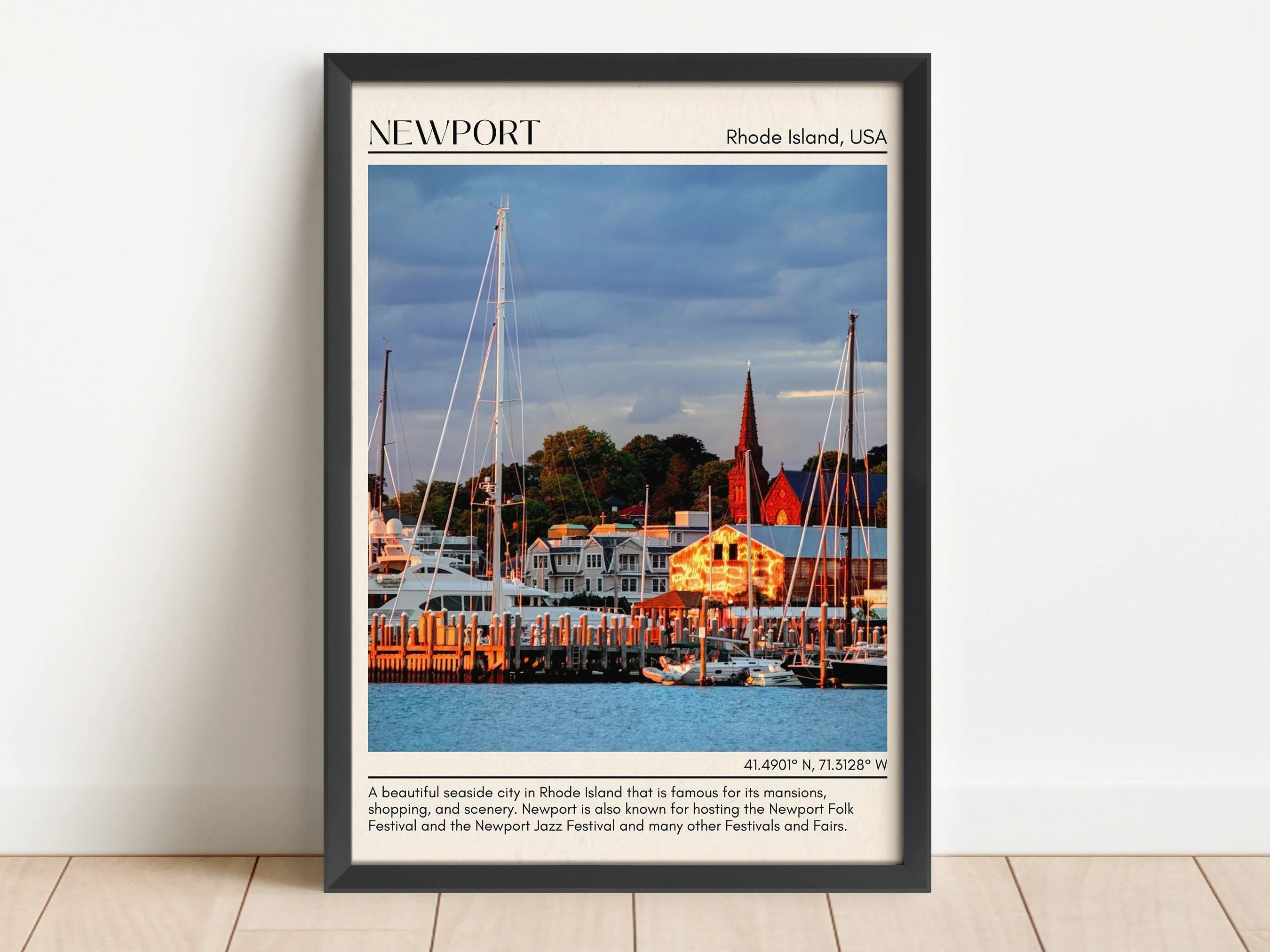 Newport Wall Art, Rhode Island, USA
