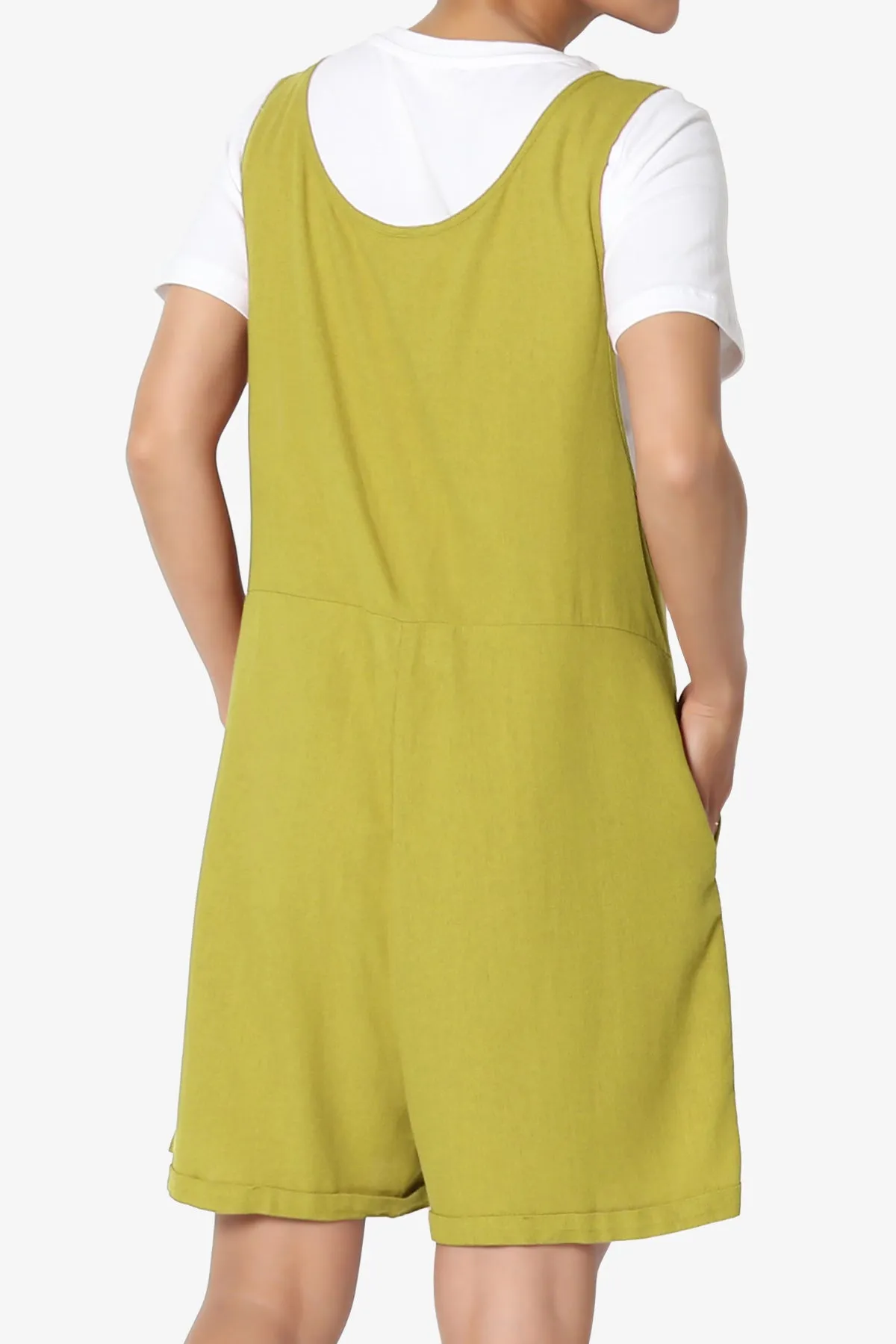 Nixi Linen Overall Romper