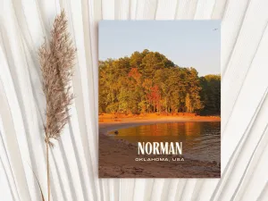 Norman Retro Wall Art, Oklahoma, USA