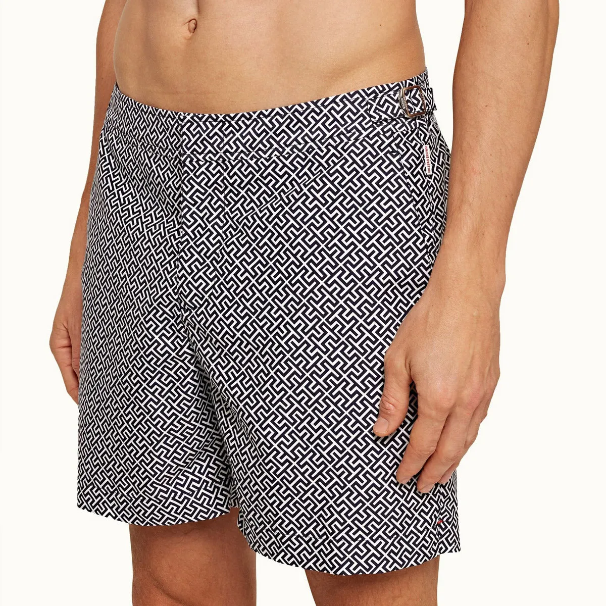 Orlebar Brown - Bulldog Narin Swim Shorts in Navy/White