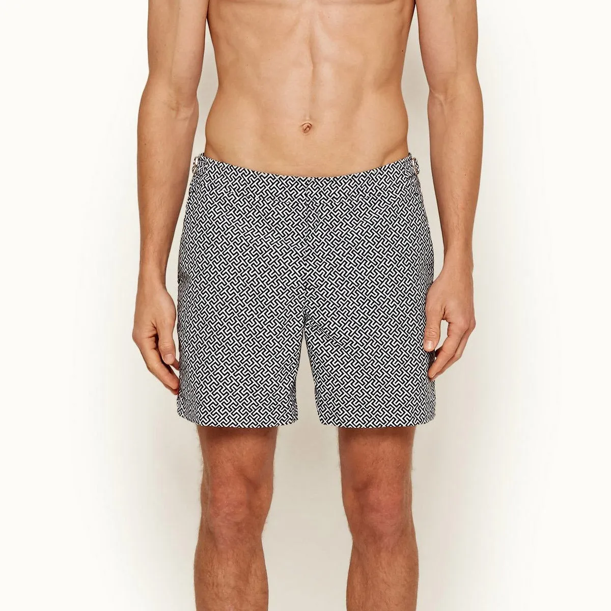 Orlebar Brown - Bulldog Narin Swim Shorts in Navy/White