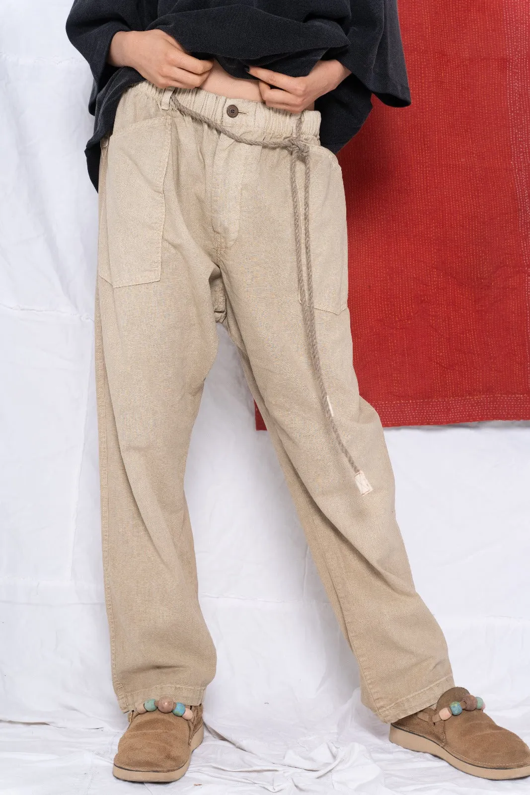P38 Hemp & Organic Cotton Sunfaded Khaki