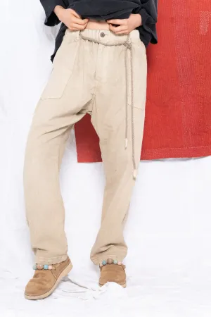 P38 Hemp & Organic Cotton Sunfaded Khaki
