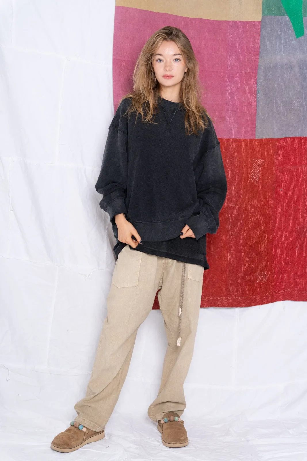 P38 Hemp & Organic Cotton Sunfaded Khaki