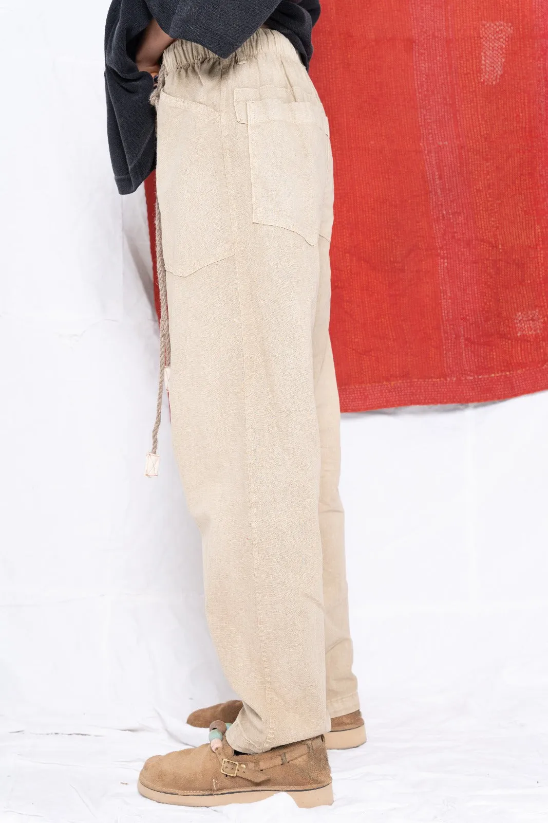P38 Hemp & Organic Cotton Sunfaded Khaki
